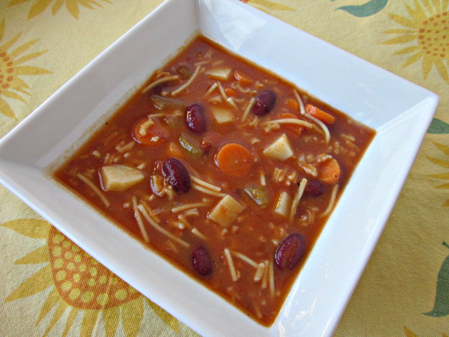 vegetable bean soup