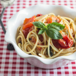 Spaghetti with Roasted Tomatoes