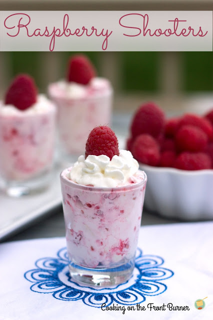 These easy Raspberry Shooters are delicious and can be made in a snap! The perfect mini dessert for any time! Make them today! Raspberry Shooters