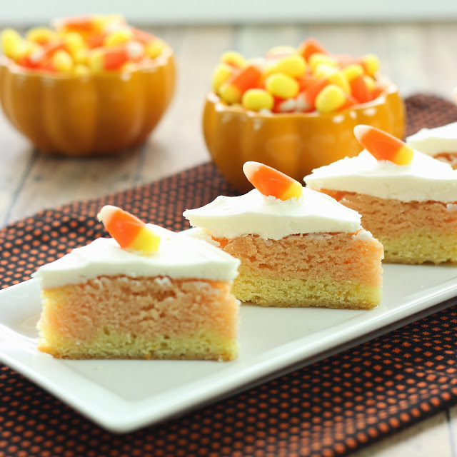 Candy Corn Bars | Cooking on the Front Burners #Halloween #bars