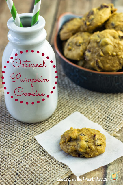 pumpkin oatmeal cookies