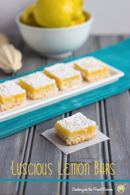 luscious lemon bars