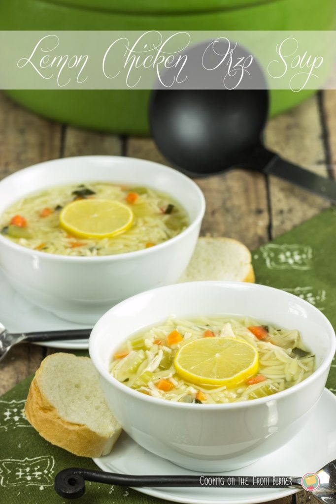 Lemon Chicken Orzo Soup Lemon Chicken Orzo Soup | Cooking on the Front Burner