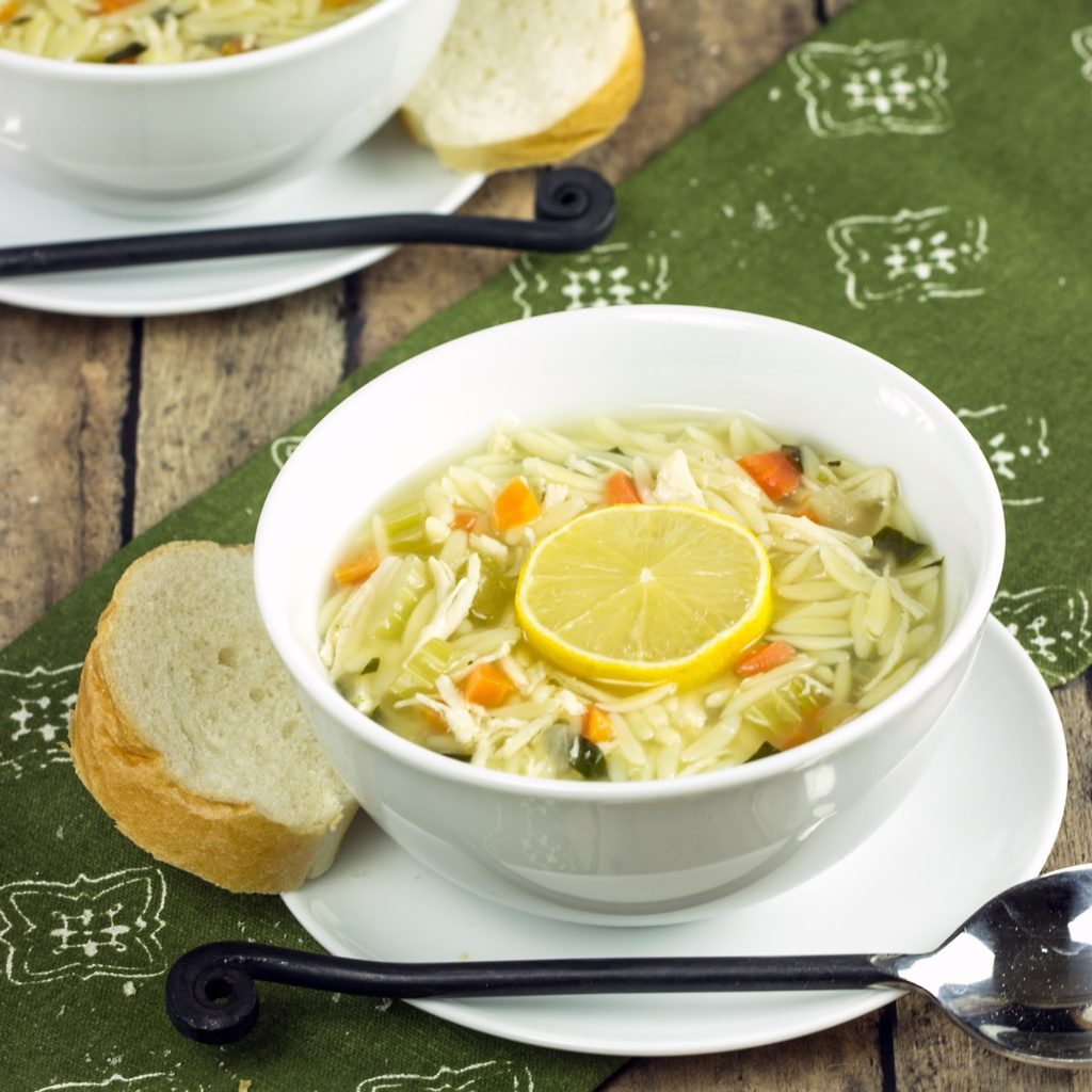 Lemon Chicken Orzo Soup | Cooking on the Front Burner #lemonsoup