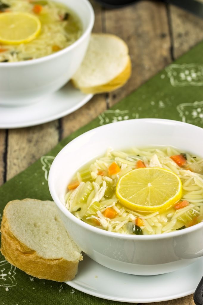 Lemon Chicken Orzo Soup | Cooking on the Front Burner #lemonsoup