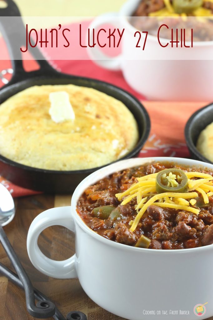 John's Lucky 27 Chili John's Lucky 27 Chili | Cooking on the Front Burner #chili