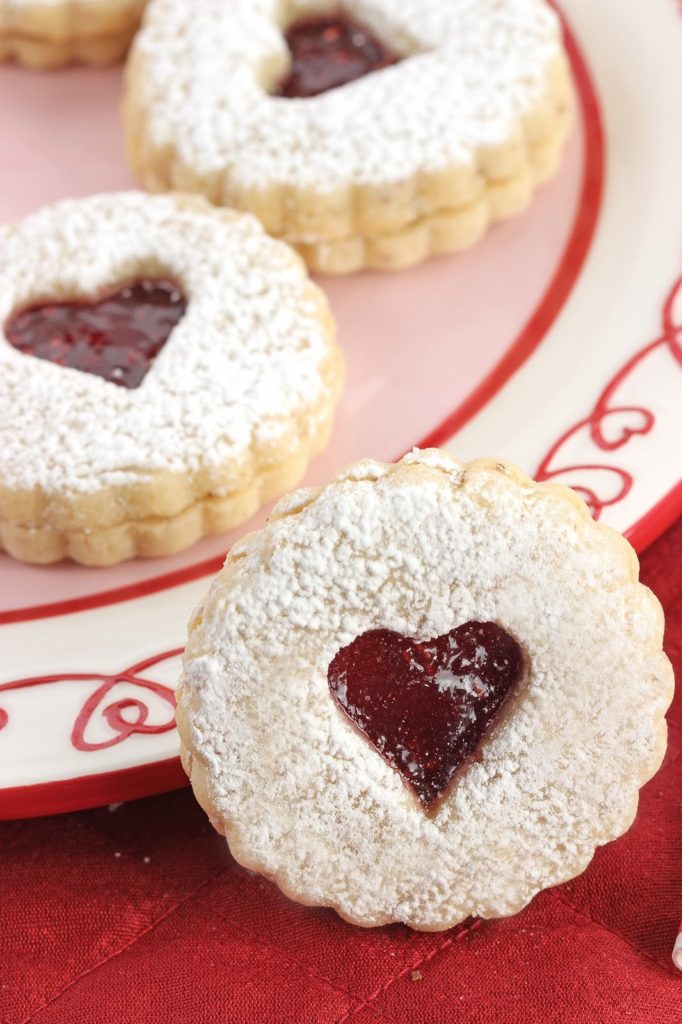 Linzer Tart Cookies | Cooking on the Front Burner #linzertarts #valentinesday #cookies
