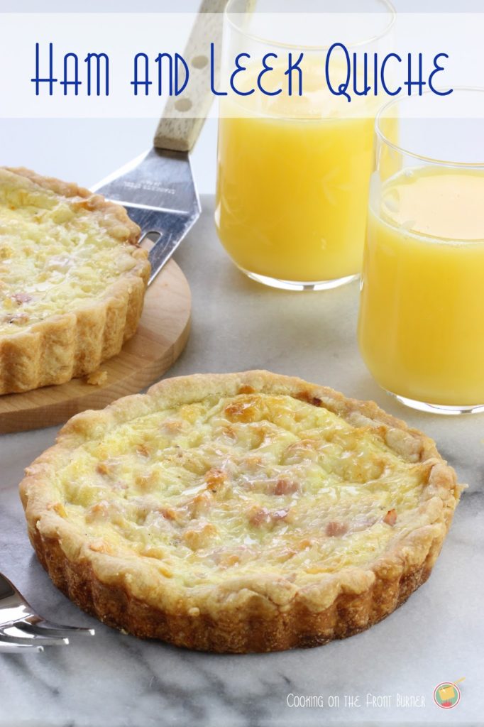 Ham and Leek Quiche | Cooking on the Front Burner #quiche #breakfast