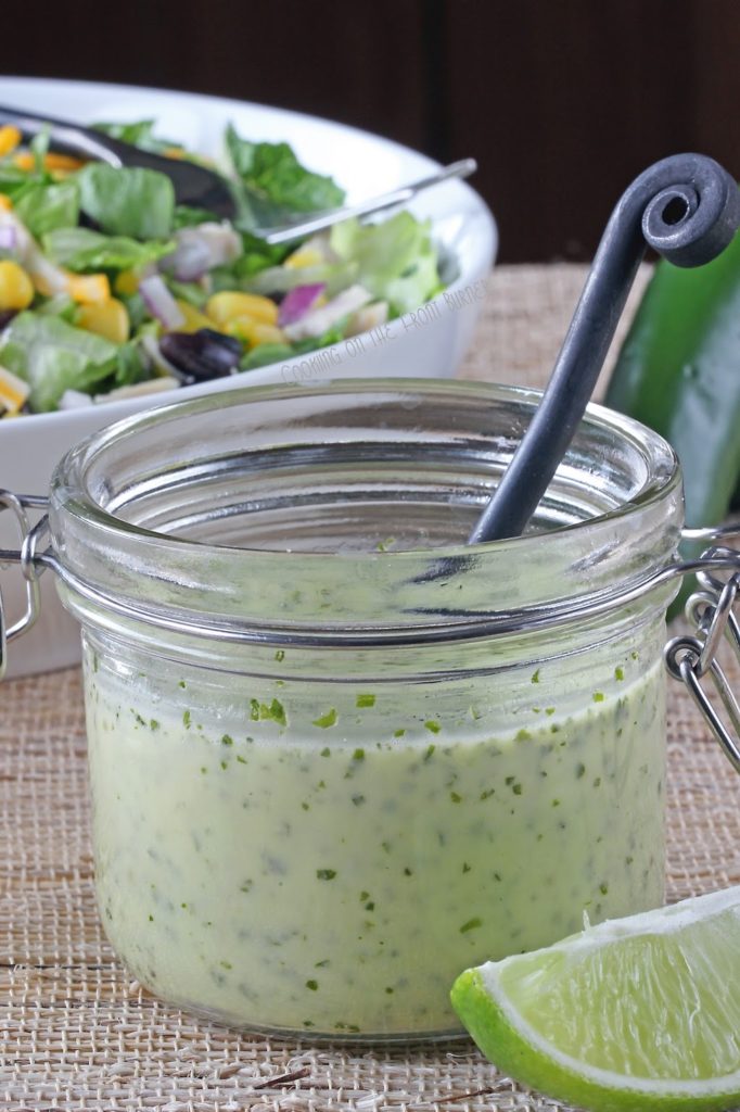 Creamy Jalapeno Salad Dressing | Cooking on the Front Burner #jalapenodressing