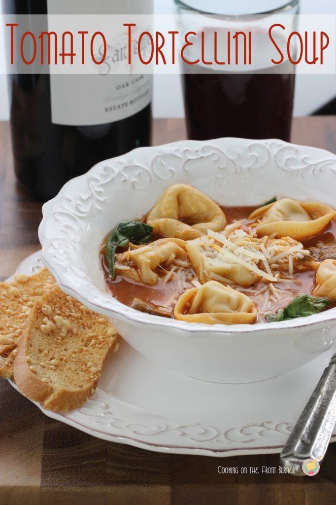 Tomato Tortellini Soup | Cooking on the Front Burner #soup