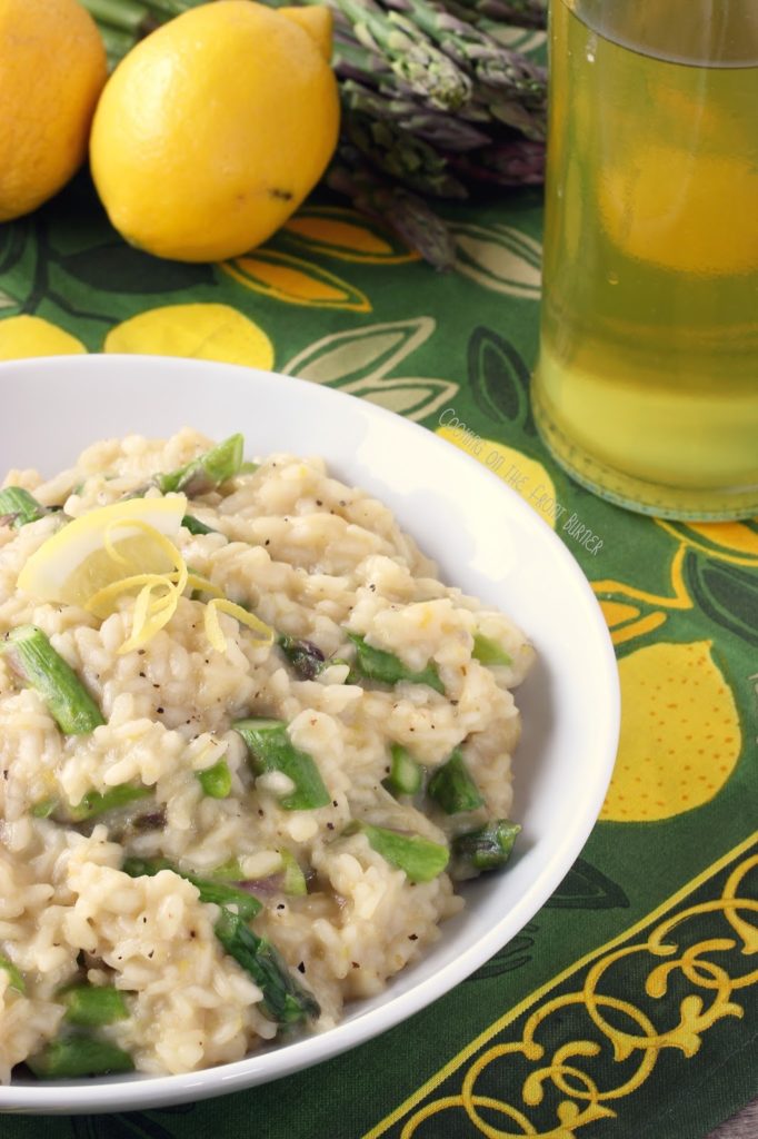 Limoncello and Asparagus Risotto | Cooking on the Front Burner #risotto #asparagus #llimoncello