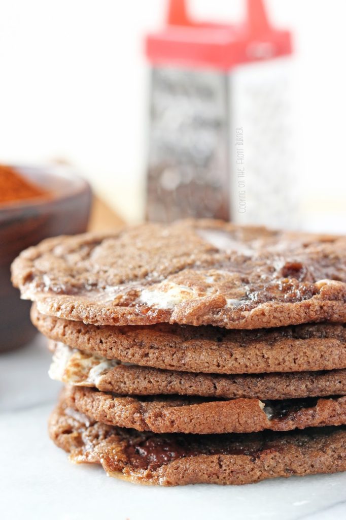 Mexican Hot Chocolate Cookies Cooking on the Front Burner