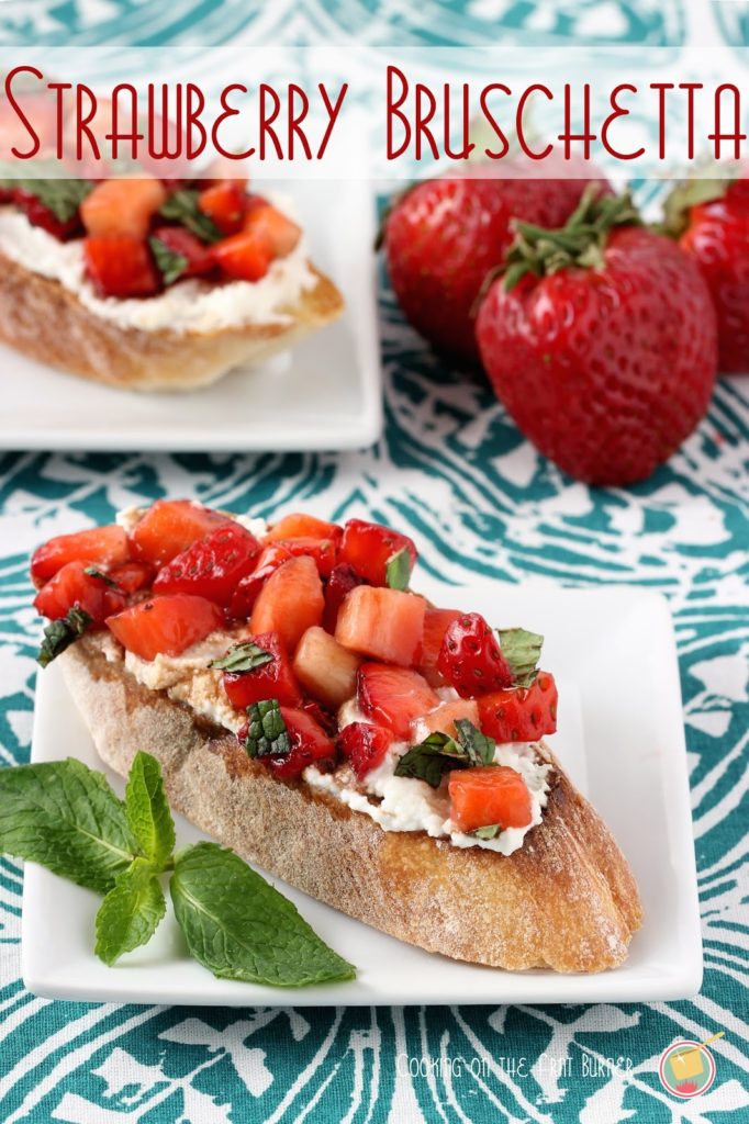 strawberry bruschetta