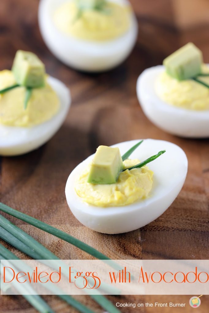 Deviled Eggs with Avocado | Cooking on the Front Burner