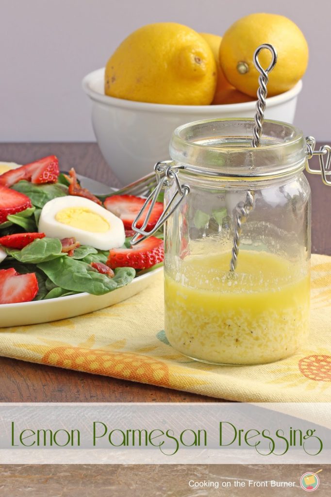 Lemon Parmesan Salad Dressing | Cooking on the Front Burner 