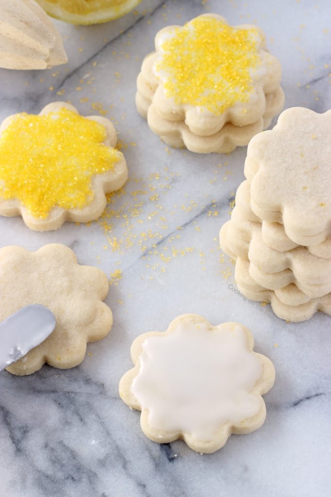 Lemon Shortbread Cookies | Cooking on the Front Burner