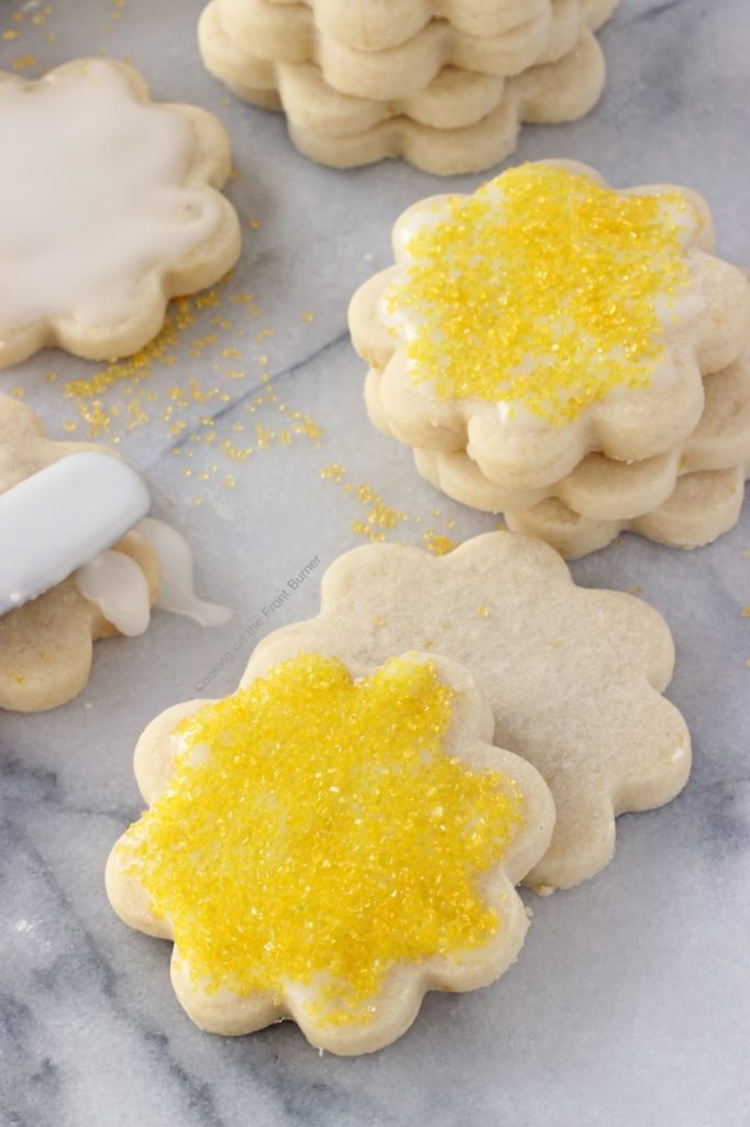 Lemon Shortbread Cookies | Cooking on the Front Burner