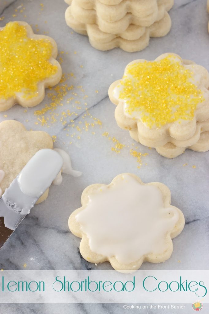Lemon Shortbread Cookies | Cooking on the Front Burner 