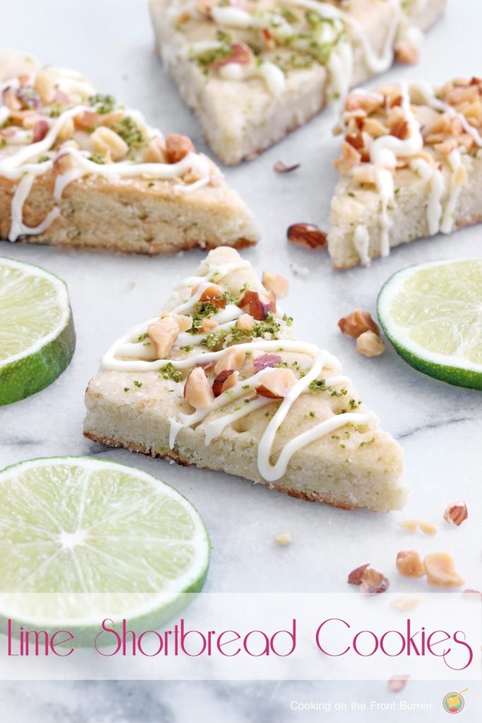 lime shortbread cookies