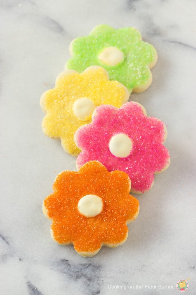 Flower Power Shortbread Cookies | Cooking on the Front Burner 