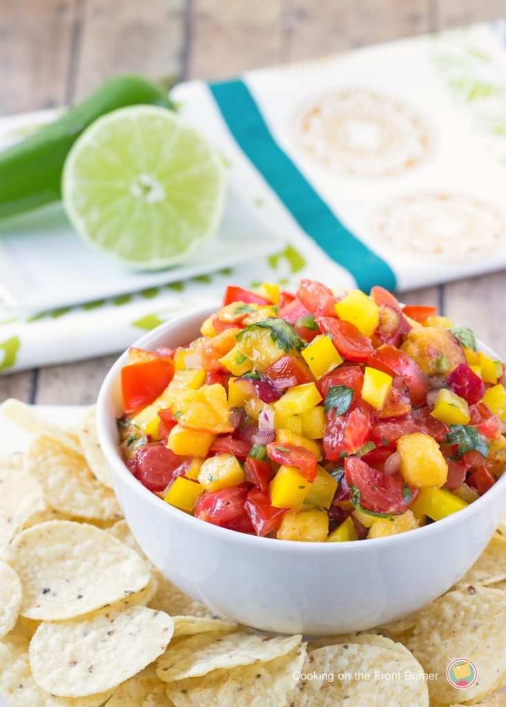 Peach Salsa Peach Salsa | Cooking on the Front Burner
