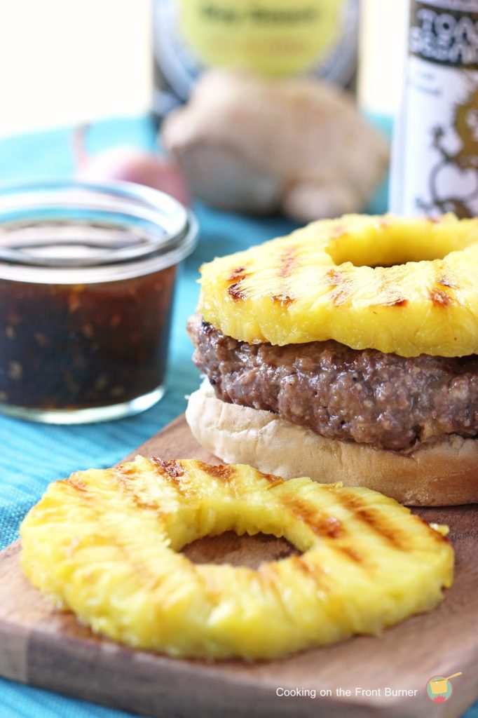 Teriyaki Burger with Fresh Pineapple | Cooking on the Front Burner #grilling