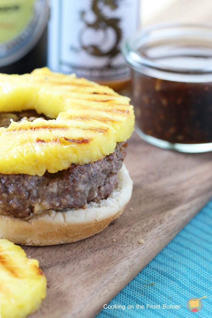 Teriyaki Burger with Fresh Pineapple | Cooking on the Front Burner #grilling