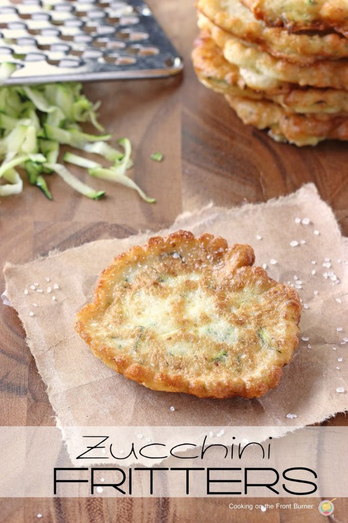 Zucchini Fritters Use up your extra zucchini with these fritters - so good!