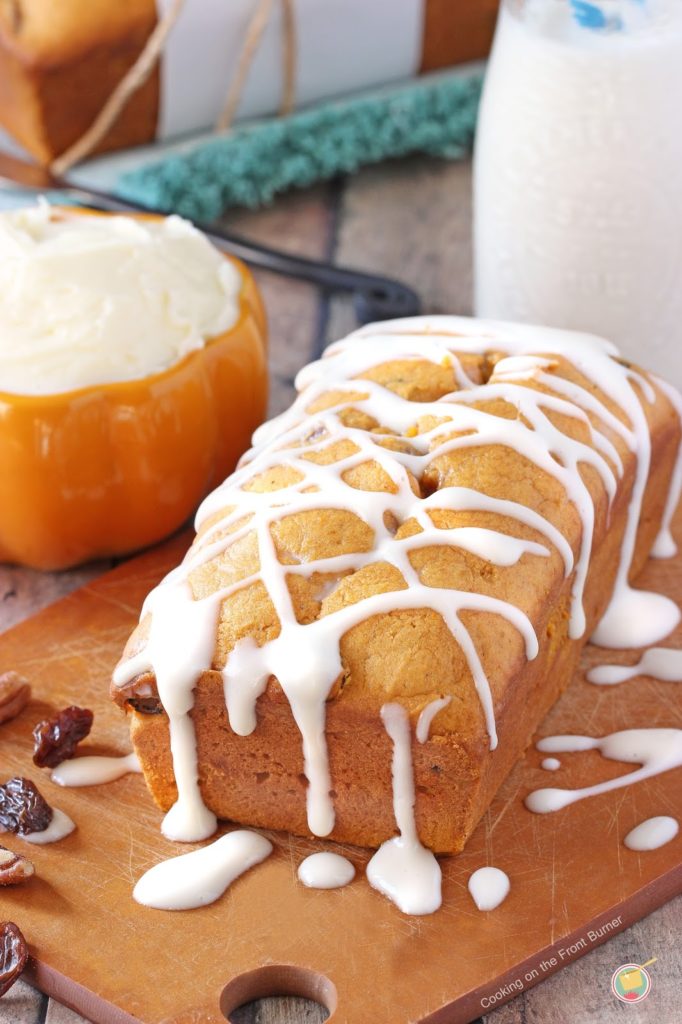 Pumpkin Cream Cheese Bread | Cooking on the Front Burner