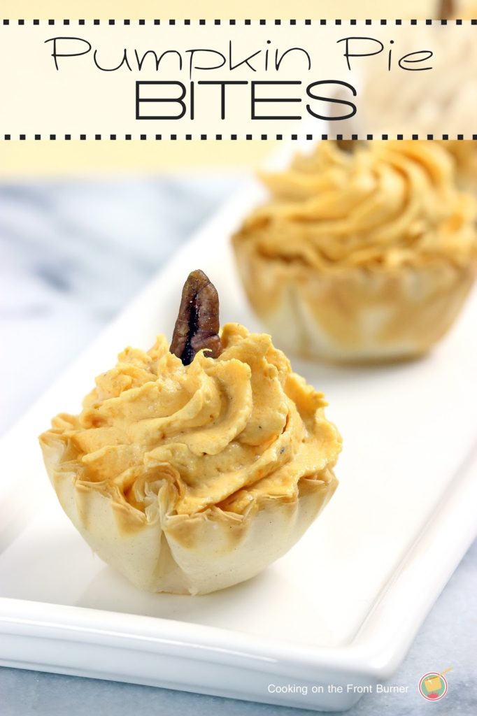 No-Bake Pumpkin Pie Bites | Cooking on the Front Burner