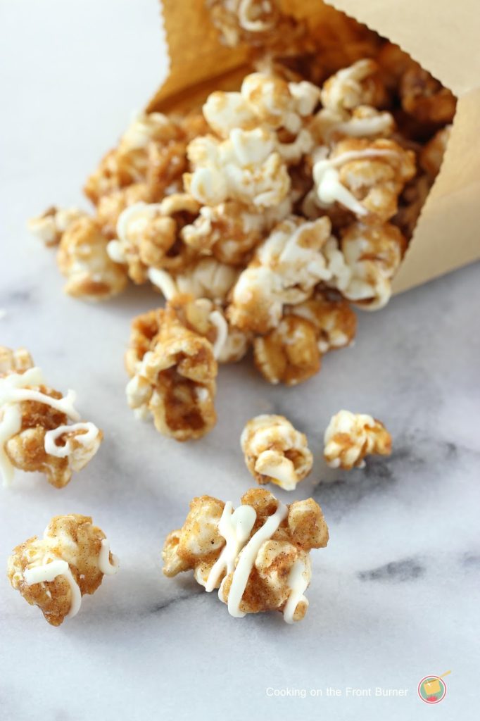 Pumpkin Spice Popcorn |Cooking on the Front Burner