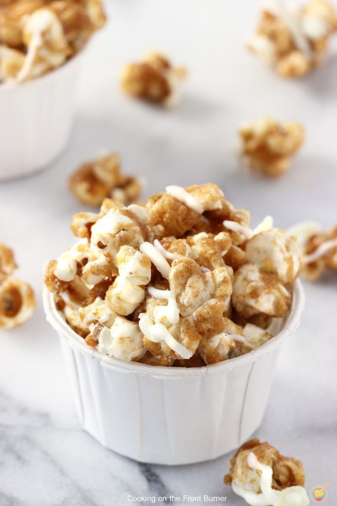 Pumpkin Spice Popcorn |Cooking on the Front Burner