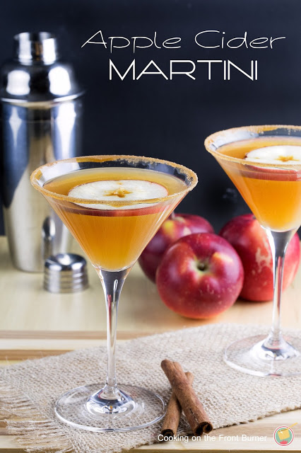 Apple Cider Martini | Cooking on the Front Burner