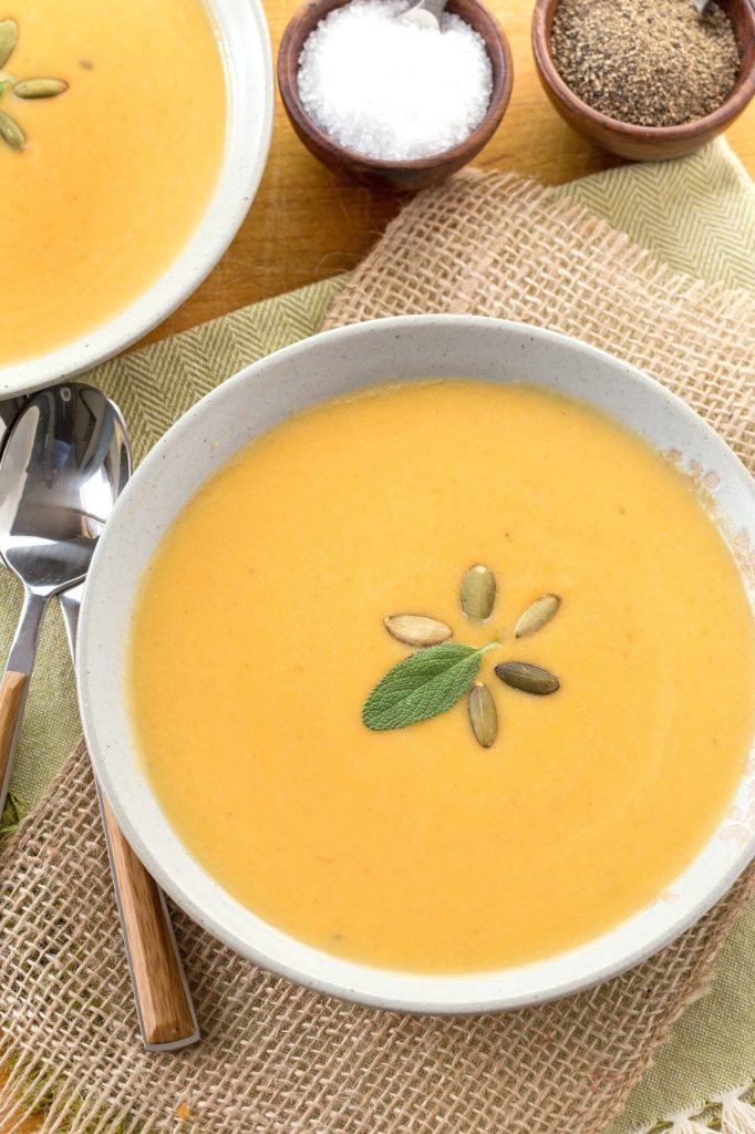Butternut Squash Apple Soup | Cooking on the Front Burner