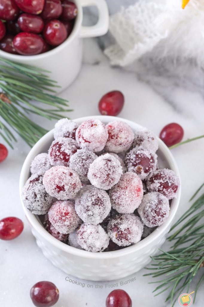 How to make candied cranberries for a snack or garnish | Cooking on the Front Burner