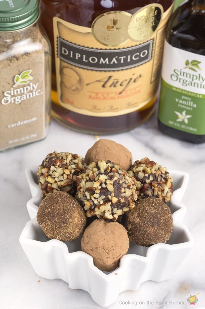 Chocolate Rum Truffles | Cooking on the Front Burner