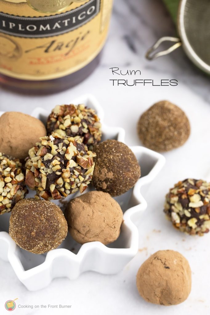 Chocolate Rum Truffles | Cooking on the Front Burner