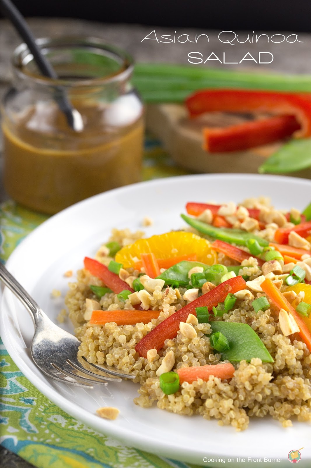 Asian Quinoa Salad Cooking on the Front Burner