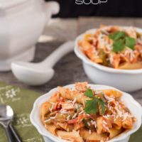 Slow Cooker Chicken Parmesan Soup
