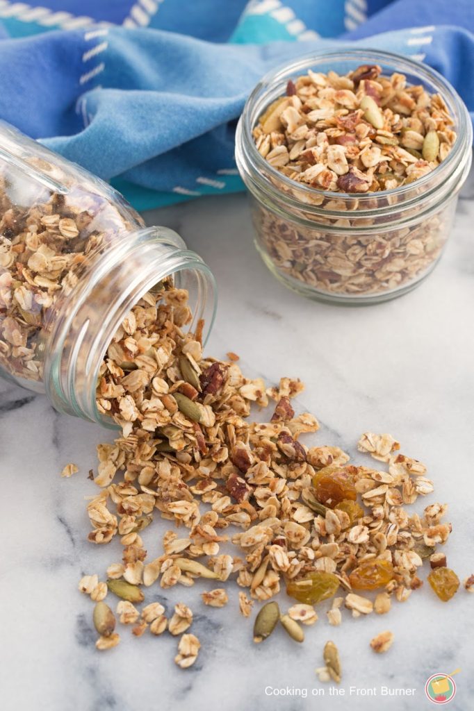 Homemade Honey Granola | Cooking on the Front Burner