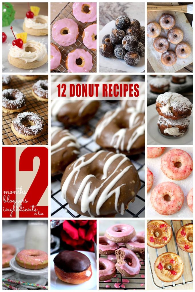 A collection of 12 delicious donuts you must make!