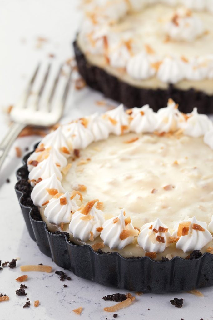 Old Fashioned Coconut Cream Tart