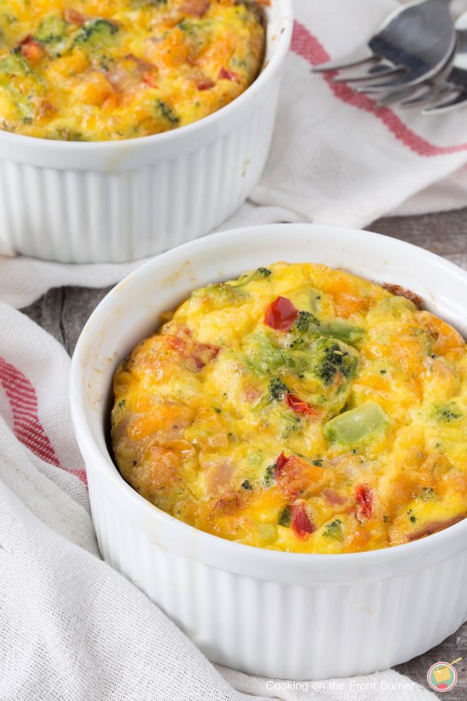 Broccoli, Ham, and Cheese Quiche