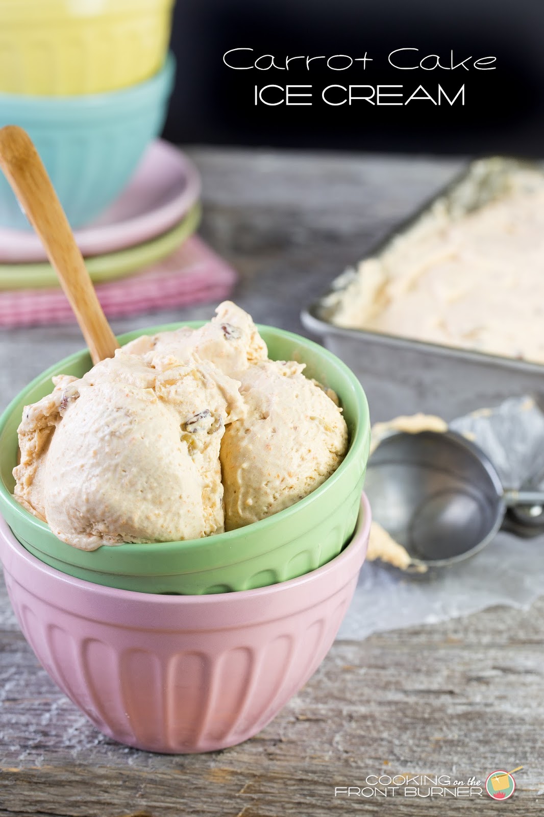 Carrot Cake Ice Cream Cooking On The Front Burner