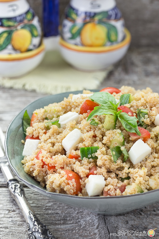 Italian Quinoa Salad | Cooking on the Front Burner