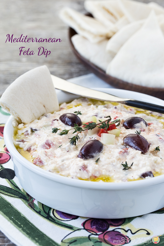 Mediterranean Feta Dip | Cooking on the Front Burner