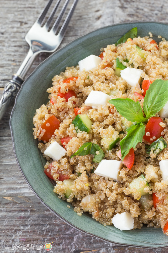 Italian Quinoa Salad | Cooking on the Front Burner