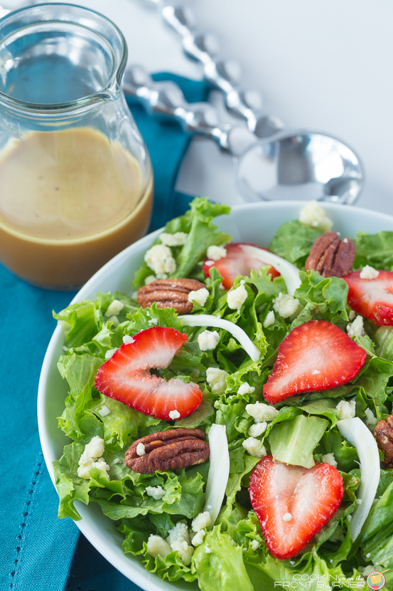 Spring Salad with homemade Orange Vinaigrette