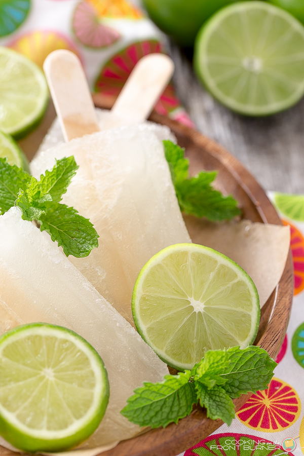 The Moscow Mule - You've had the drink, now make it into a frozen treat! Moscow Mule Popsicle | Cooking on the Front Burner