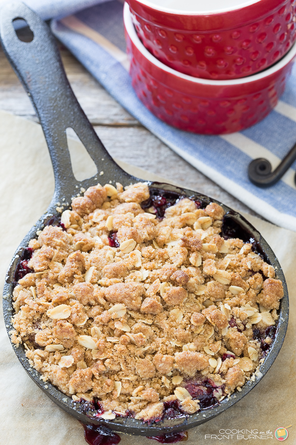 Fresh Cherry Crisp | Cooking on the Front Burner